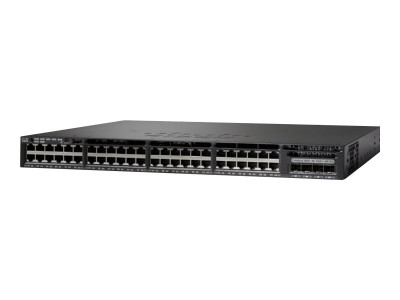 Cisco : CISCO CATALYST 3650 48 PORT POE 4X1G UPLINK LAN BASE (10.16kg)