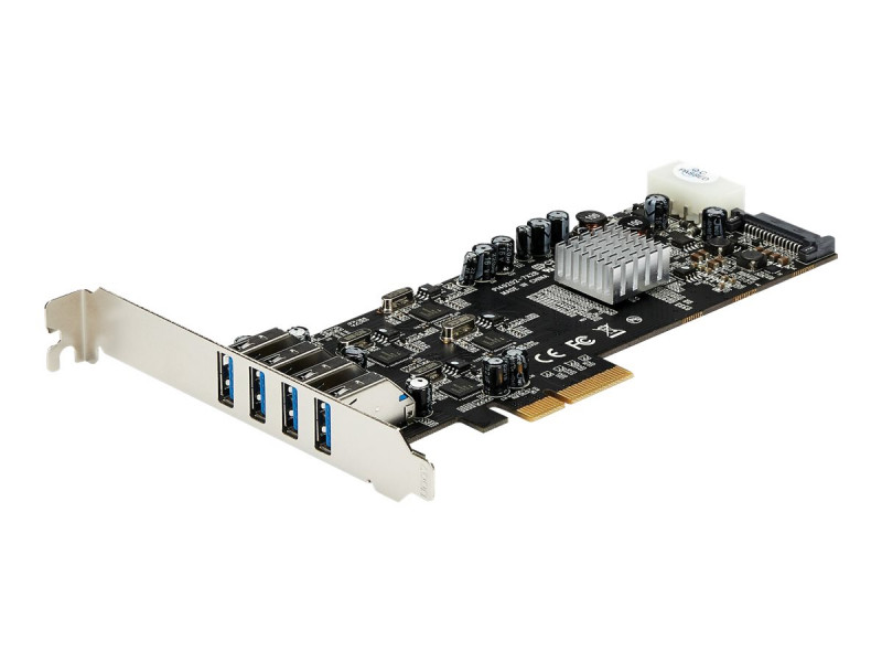 Carte PCIe à 2 ports - USB-A et USB-C, 10 Gbps - Adaptateur de carte  contrôleur hôte PCI Express Type C / A USB 3.2 Gen 2 - Carte d'extension