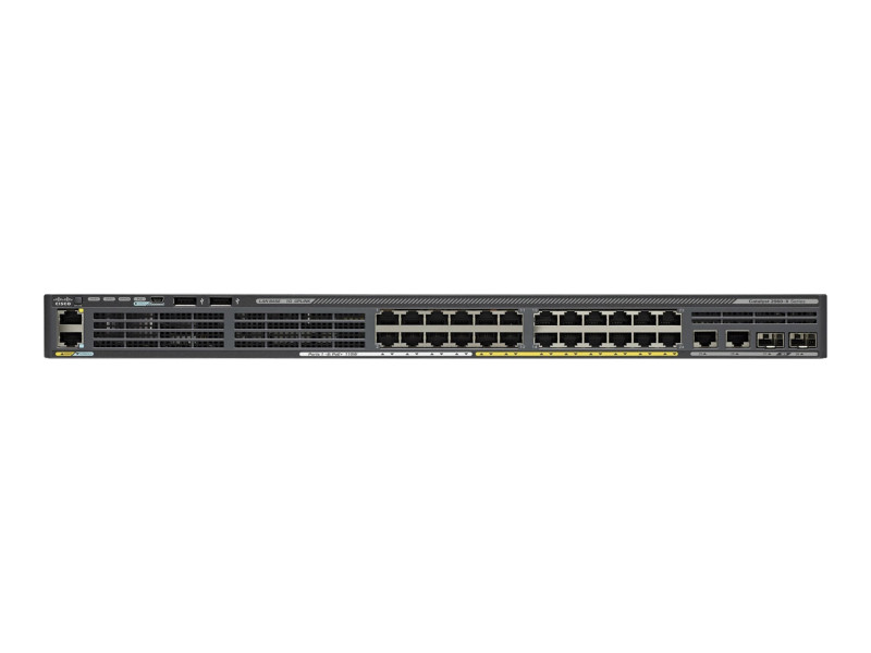 Cisco : CATALYST 2960-X 24 GIGE POE 92W 2XSFP + 2X1GBT LAN BASE