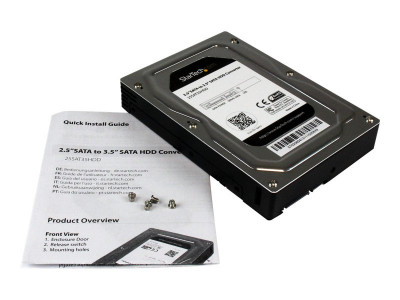 Startech : BOITIER CONVERTISSEUR DD / SSD SATA 2 5 VERS 3 5 JUSQU A 12 5MM