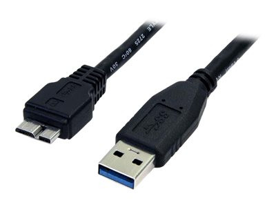 Startech : 0.5M USB 3.0 MICRO B cable USB A VERS USB MICRO B - M / M