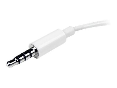 Adaptateur casque/micro sur port Jack 3.5 mm - 20 cm - Startech