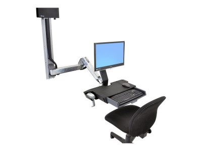 Ergotron : SV SIT STAND COMBO ARM EXTENDER POLISHED