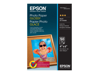 Epson : PHOTO papier GLOSSY 10X15CM 50 SHEET