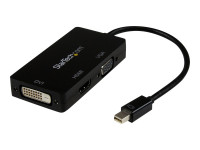 Startech : ADAPTATEUR MINI DP VERS VGA / VERS DVI-D ACTIF 91 CM - NOIR