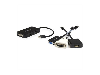 Startech : ADAPTATEUR MINI DP VERS VGA / VERS DVI-D ACTIF 91 CM - NOIR