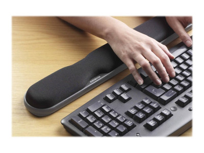 Kensington : REPOSE POIGNETS pour CLAVIER HEIGHT ADJ GEL NOIR