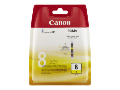 Canon : CLI-8Y Cartouche encre JAUNE IP4200/IP5200/IP5200R