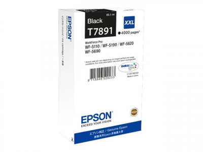 Epson T7891 - Cartouche Encre XXL Noir 4 000 pages pour WF-5620dwf