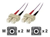 MCL Samar : JARRETIERE OPTIQUE OM3 DUPLEX 50/125 MULTIMODE - SC / SC 3M