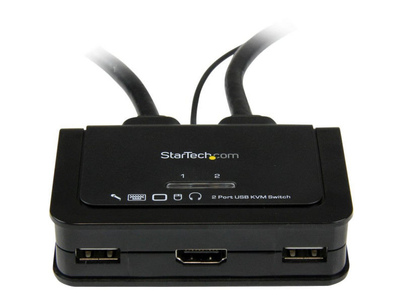 Switch KVM USB-C à 2 ports - HDMI 4K60Hz - Commutateurs KVM