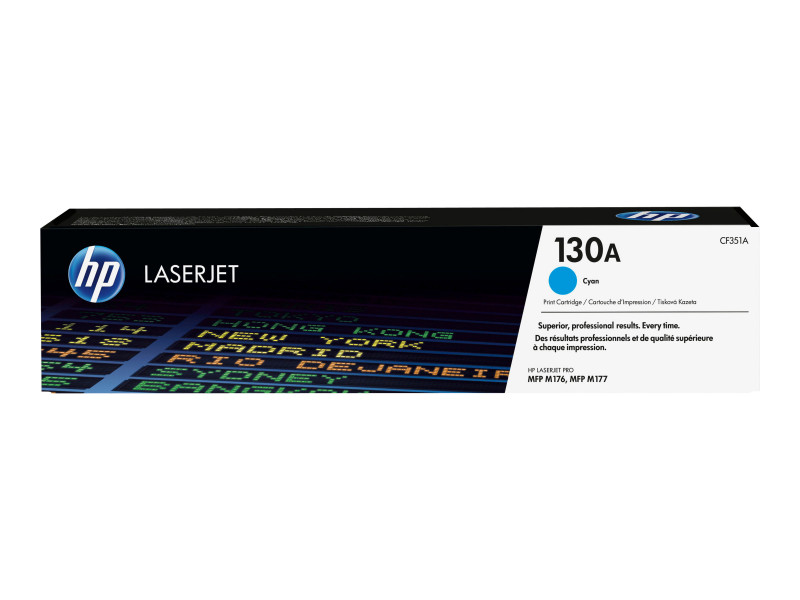 HP : Cartouche Toner LaserJet 130A Cyan