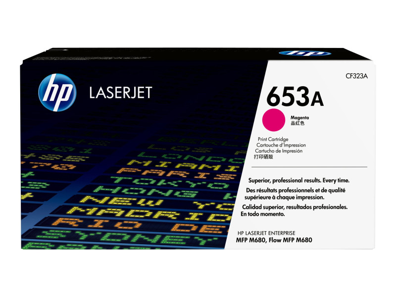 HP : Cartouche Toner LaserJet 653A Magenta HP : Cartouche Toner LaserJet 653A Magenta