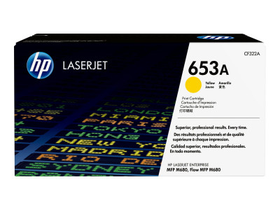 HP : Cartouche Toner LaserJet 653A Jaune