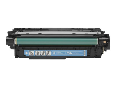 HP : Cartouche Toner LaserJet 654A Cyan