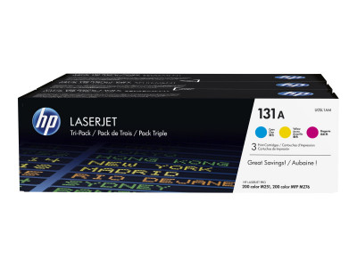 HP : Cartouche Toner 131A CYM TRI-pack