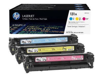 HP : Cartouche Toner 131A CYM TRI-pack