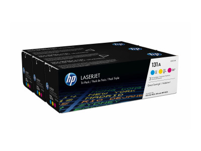 HP : Cartouche Toner 131A CYM TRI-pack