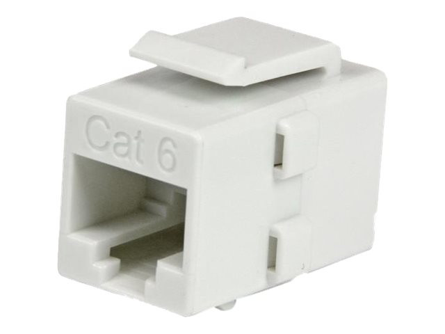 Startech : CAT6 RJ45 COUPLER WHITE - RJ45 KEYSTONE JACK CAT.6 F pour