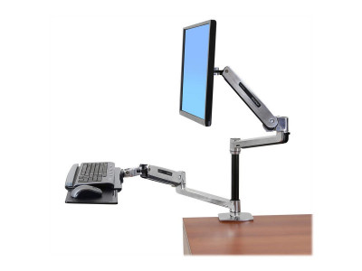 Ergotron : LX HD SIT-STAND DESK MOUNT LCD ARM POLISHED