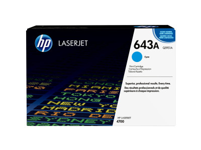 HP : cartouche toner CYAN 10K pour CLR LaserJet 4700