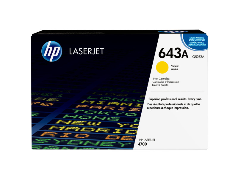 HP cartouche toner Jaune 10K pour CLR LaserJet 4700