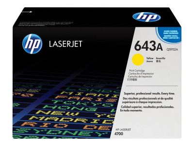 HP cartouche toner Jaune 10K pour CLR LaserJet 4700