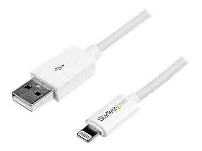 Cable USB Lightning + Chargeur Secteur Blanc pour Apple iPhone SE