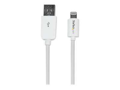 Startech : CABLE APPLE LIGHTNING VERS USB pour IPHONE IPOD IPAD 3M BLANC