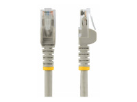 Startech : CABLE RESEAU RJ45 CAT 6 GIGABIT UTP SANS CROCHET GRIS 3M