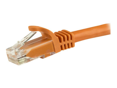 Startech : CABLE RESEAU RJ45 CAT 6 GIGABIT UTP SANS CROCHET ORANGE 3M