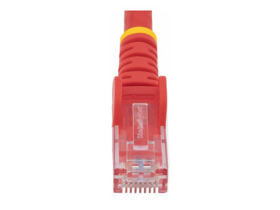 Startech : CABLE RESEAU RJ45 CAT 6 GIGABIT UTP SANS CROCHET ROUGE 3M