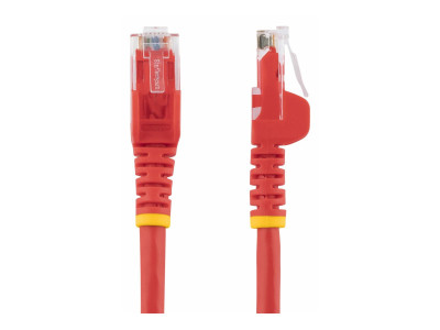 Startech : CABLE RESEAU RJ45 CAT 6 GIGABIT UTP SANS CROCHET ROUGE 3M