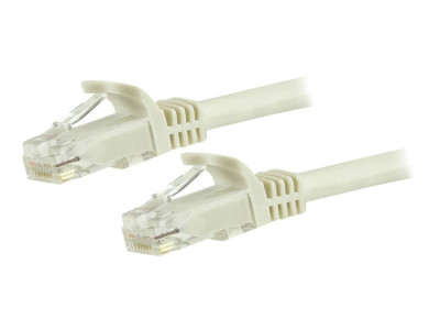 Startech : CABLE RESEAU RJ45 CAT 6 GIGABIT UTP SANS CROCHET BLANC 3M