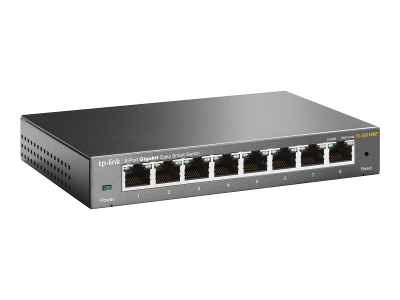 TP-Link TL-SG1024D commutateur réseau Non-géré Gigabit Ethernet  (10/100/1000) Gris