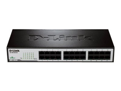 D-Link : UNMANAGED LAYER 2 SWITCH 24 PORT 10/100 INT PSU (pc)