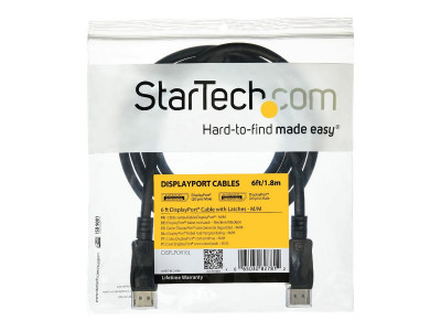 Startech : CABLE DISPLAYPORT MALE MALE avec LOCKING 7M