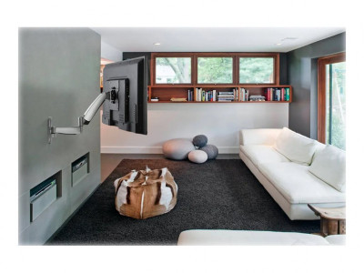 NewStar : SUPPORT MURAL ECRAN PLAT MAX40 MAX20KG PIVOTANT & INCLINABLE