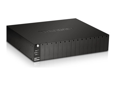 TrendNet : 16 SLOTS CHASSIS SYSTEM pour FIBER CONVERTER (8.79kg)