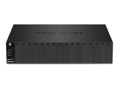 TrendNet : 16 SLOTS CHASSIS SYSTEM pour FIBER CONVERTER (8.79kg)