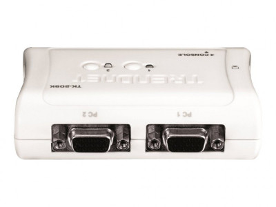 TrendNet : 2 PORT USB KVM SWITCH kit W. AUDIO INCLUDE 2 X KVM CABLES