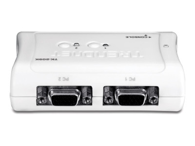 TrendNet : 2 PORT USB KVM SWITCH kit W. AUDIO INCLUDE 2 X KVM CABLES