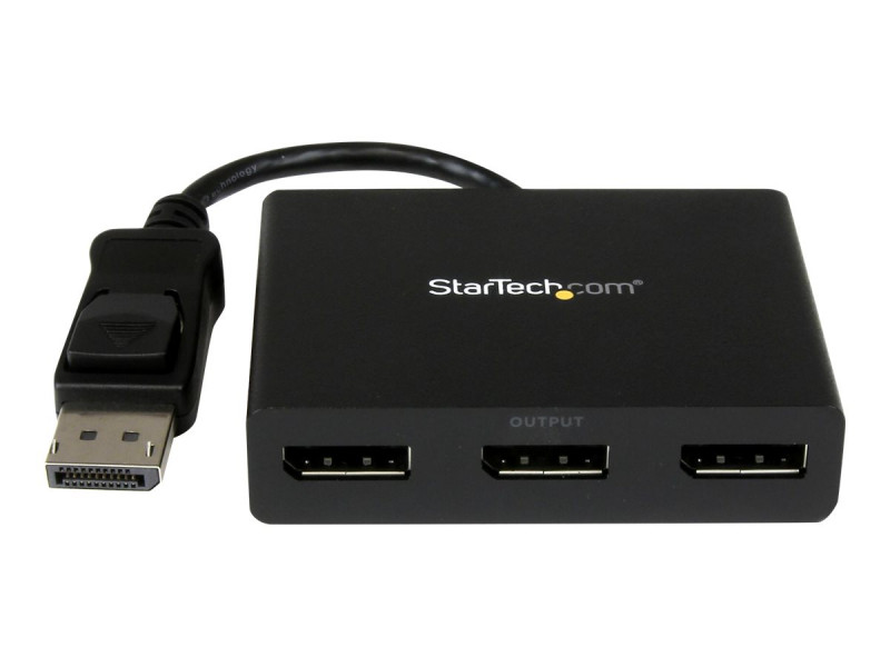 Startech : HUB DISPLAY PORT 1.2 MST 1:3 MULTI ECRAN - 3X DP - 2560X1600