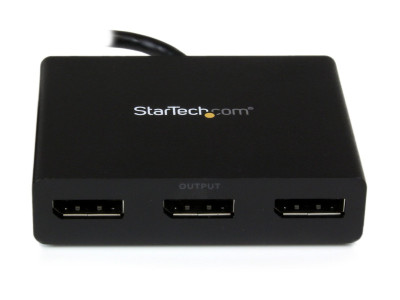 Startech : HUB DISPLAY PORT 1.2 MST 1:3 MULTI ECRAN - 3X DP - 2560X1600