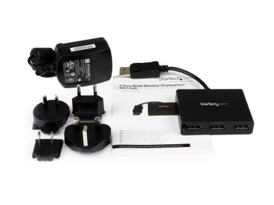 Startech : HUB DISPLAY PORT 1.2 MST 1:3 MULTI ECRAN - 3X DP - 2560X1600