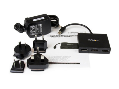 Startech : HUB MINI DISPLAYPORT 1.2 MST 1:3