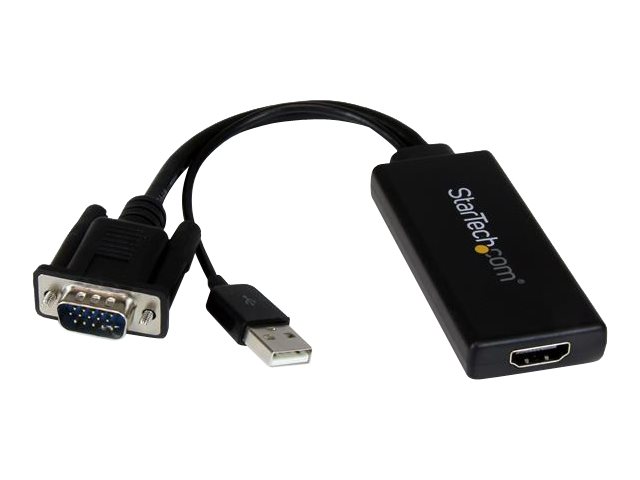 Startech Adaptateur VGA vers HDMI avec audio et alimentation par USB