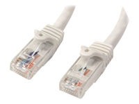 Startech : 1M CAT6 WHITE SNAGLESS GIGABIT ETHERNET RJ45 CBL MALE TO MALE