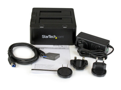 Startech : USB 3.0 DUAL HDD/SSD DOCK avec UASP-2.5/3.5IN HARD drive DOCK