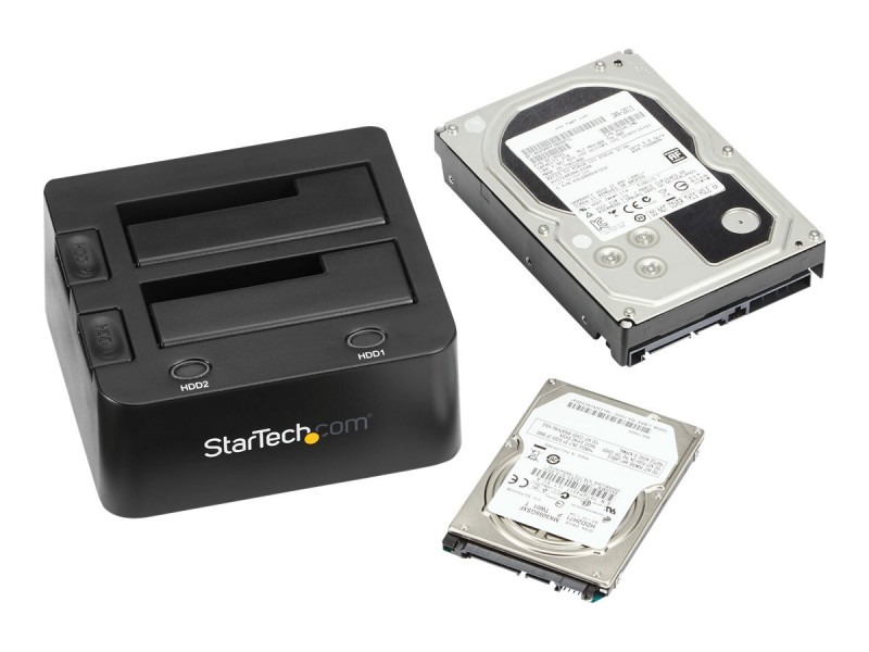 Startech : USB 3.0 DUAL HDD/SSD DOCK avec UASP-2.5/3.5IN HARD